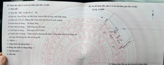 Lô đất Xây Dựng Đa Dụng Số 2 - Khu Tà Đùng Grandview Residence - Hình ảnh 6